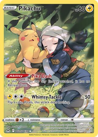 Pikachu, Lost Origin Trainer Gallery TG05/30