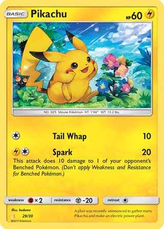Pikachu, SM trainer Kit (Alolan Raichu) 029/030