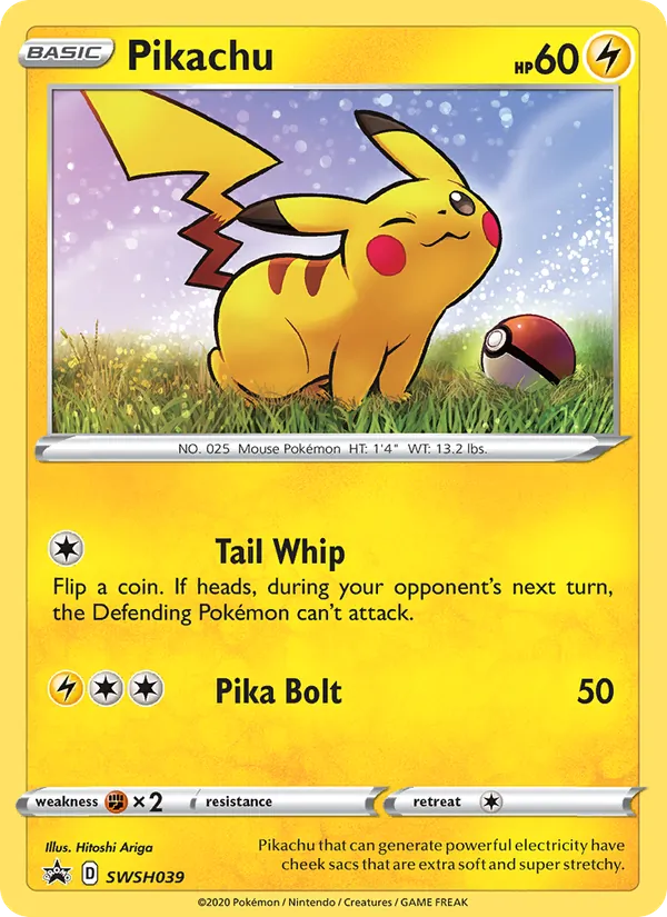 Pikachu, SWSH Black Star Promos SWSH039/307