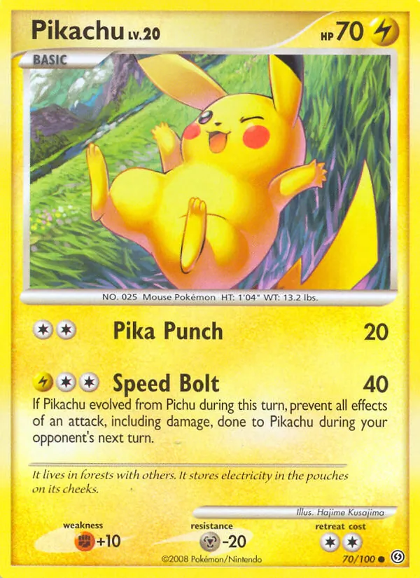 Pikachu, Stormfront 070/100