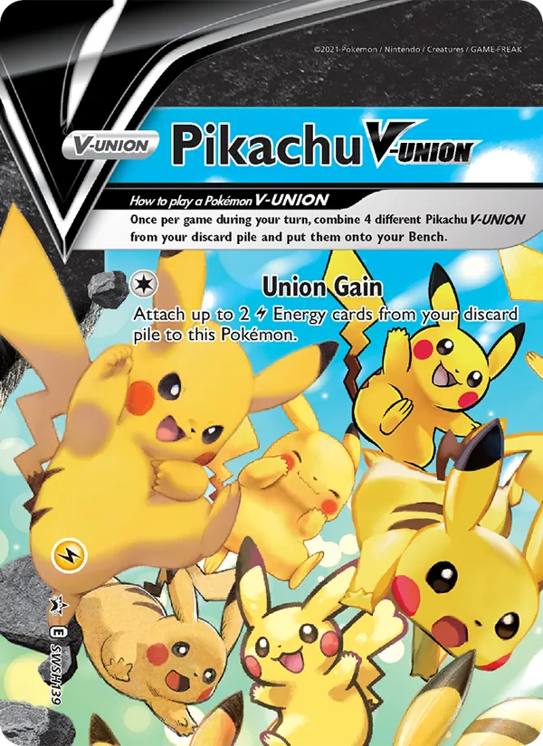 Pikachu V-UNION, SWSH Black Star Promos SWSH139/307