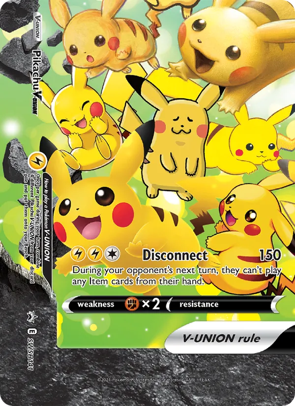 Pikachu V-UNION, SWSH Black Star Promos SWSH141/307