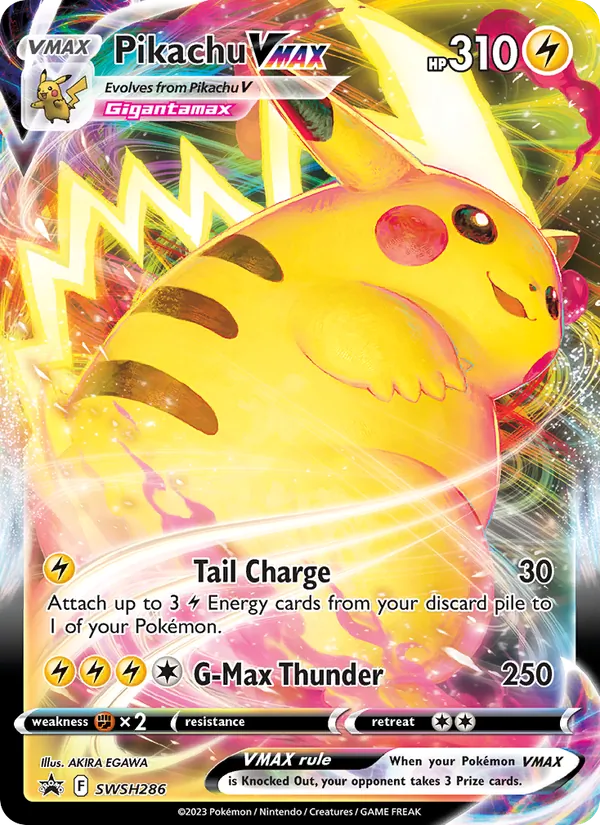Pikachu VMAX, SWSH Black Star Promos SWSH286/307