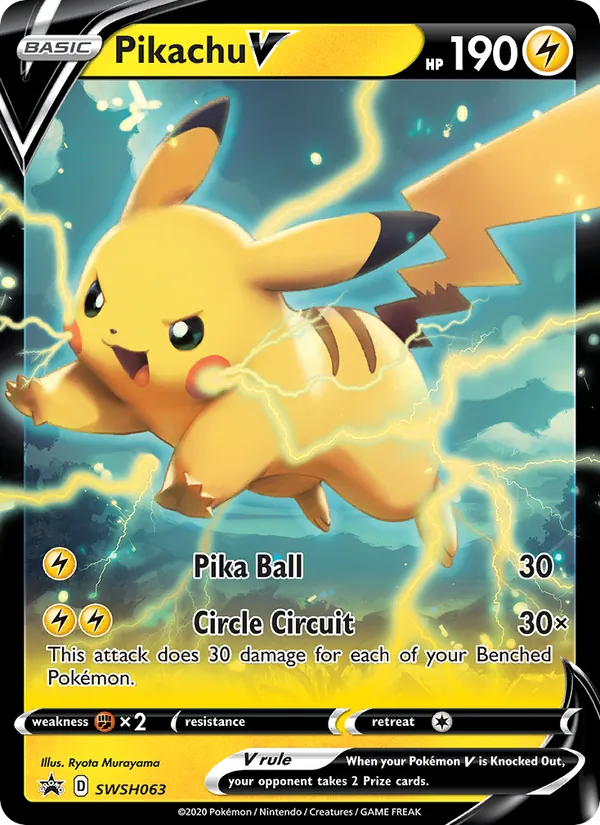 Pikachu V, SWSH Black Star Promos SWSH063/307