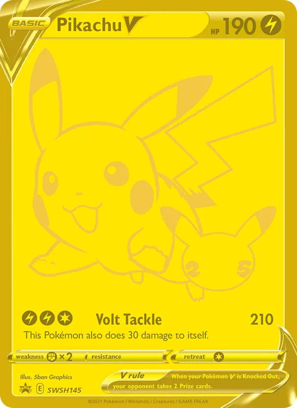 Pikachu V, SWSH Black Star Promos SWSH145/307