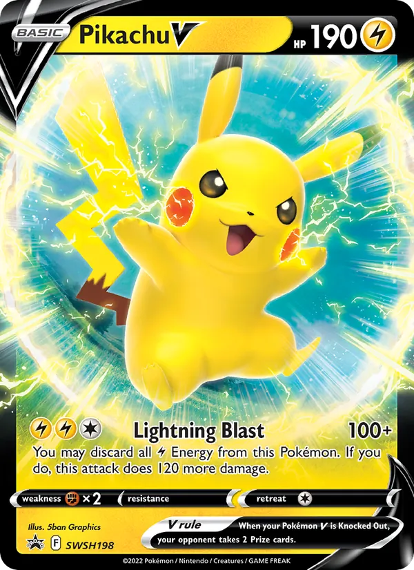 Pikachu V, SWSH Black Star Promos SWSH198/307