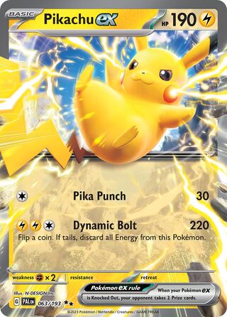 Pikachu EX, Holiday Calendar 2024 063/193