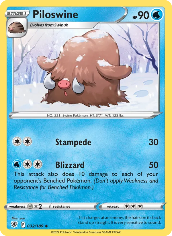 Piloswine, Astral Radiance 032/189