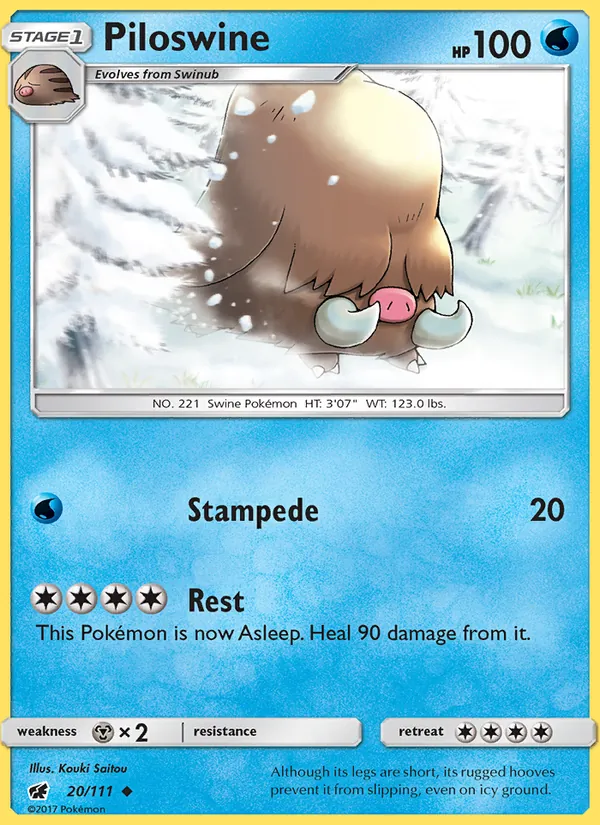 Piloswine, Crimson Invasion 020/111