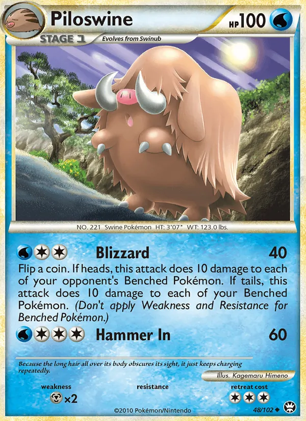 Piloswine, Triumphant 048/102