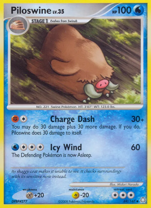 Piloswine, Legends Awakened 069/146