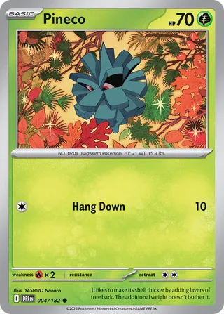 Pineco, Destined Rivals 004/182