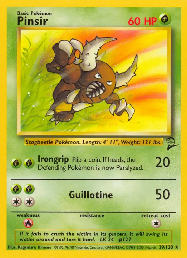 Pinsir, Base Set 2 029/130