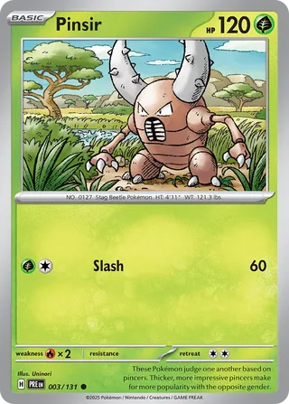 Pinsir, Prismatic Evolutions 003/131