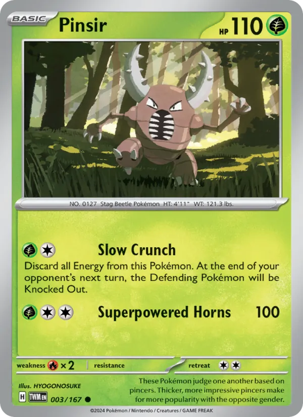 Pinsir, Twilight Masquerade 003/167