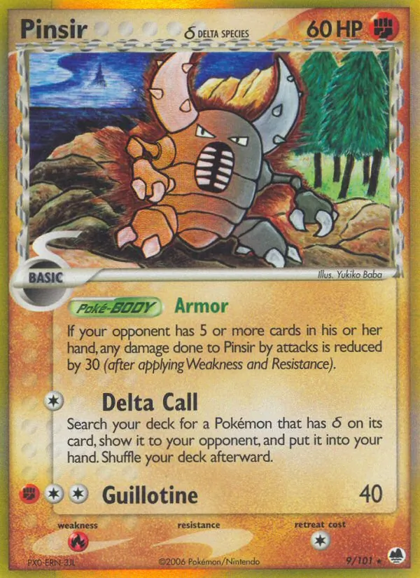 Pinsir δ, Dragon Frontiers 009/101
