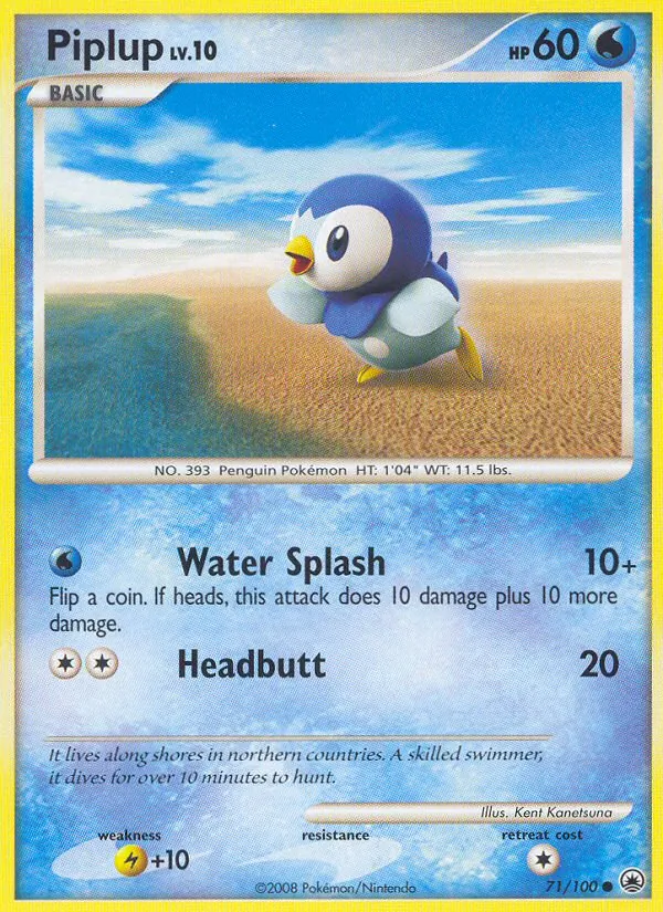 Piplup, Majestic Dawn 071/100