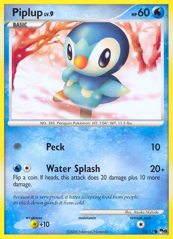 Piplup, POP Series 8 015/017