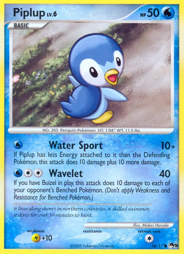 Piplup, POP Series 9 016/017