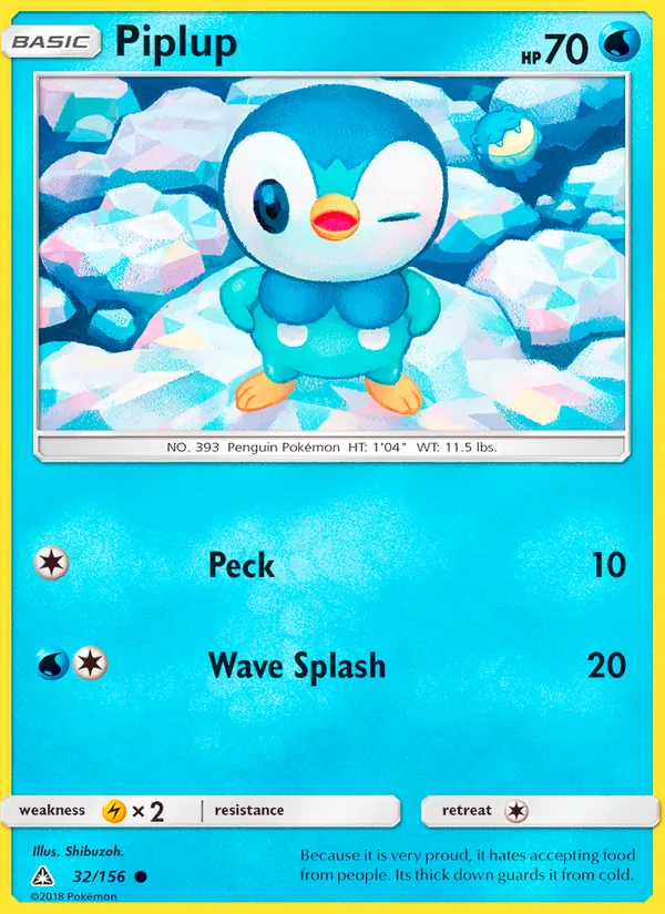 Piplup, Ultra Prism 032/156