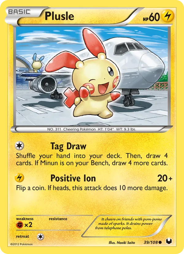 Plusle, Dark Explorers 039/108