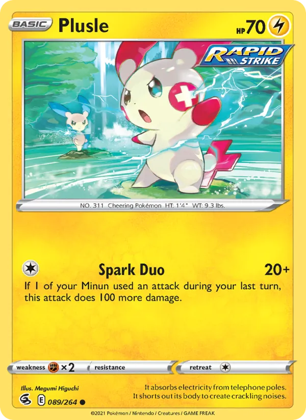 Plusle, Fusion Strike 089/264