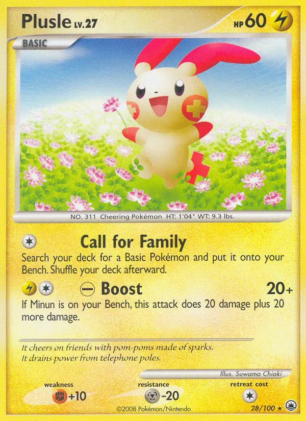 Plusle, Majestic Dawn 028/100