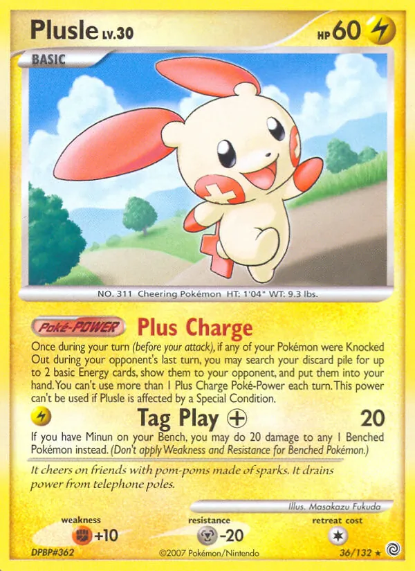 Plusle, Secret Wonders 036/132