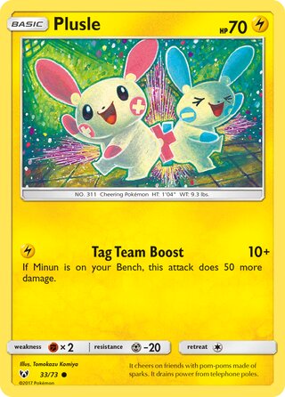 Plusle, Shining Legends 033/073