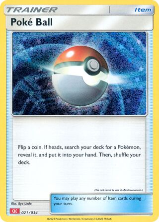 Poké Ball, Pokémon TCG Classic (Charizard) 021/034