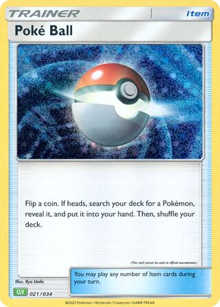 Poké Ball, Pokémon TCG Classic (Venusaur) 021/034