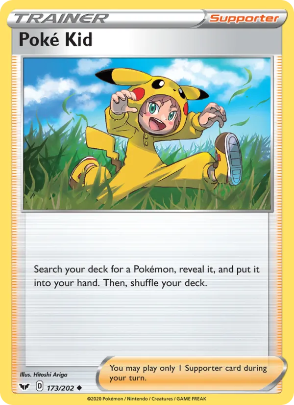 Poké Kid, Sword & Shield 173/202