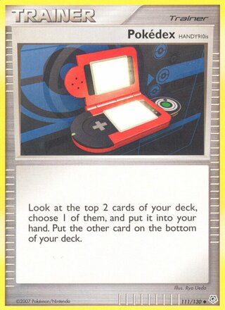 Pokédex HANDY910is, WC Deck 2008 (Bliss Control) 111/130