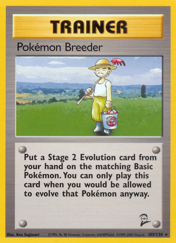Pokémon Breeder, Base Set 2 105/130