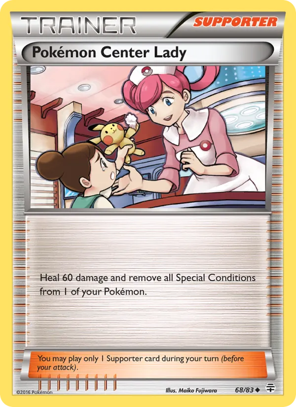 Pokémon Center Lady, Generations 068/083