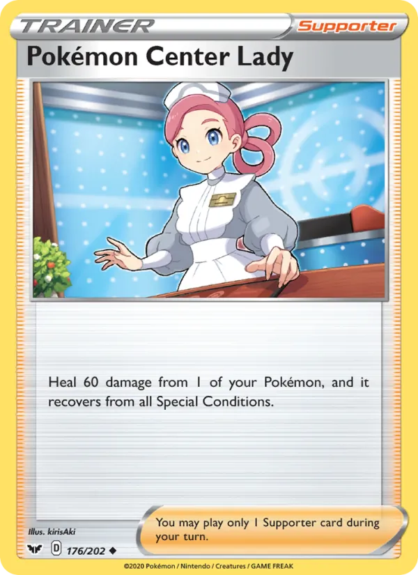 Pokémon Center Lady, Sword & Shield 176/202