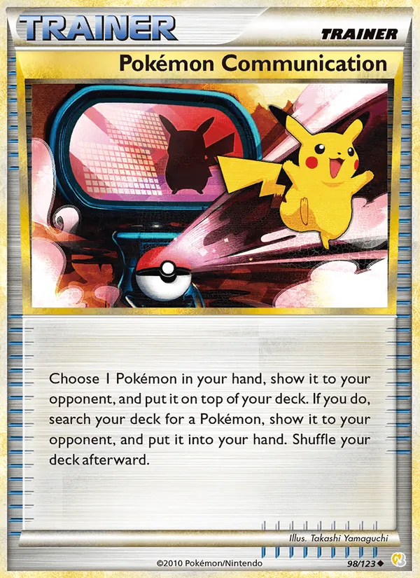 Pokémon Communication, HeartGold & SoulSilver 098/123