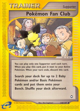 Pokémon Fan Club, WC Deck 2004 (Rocky Beach) 130/147