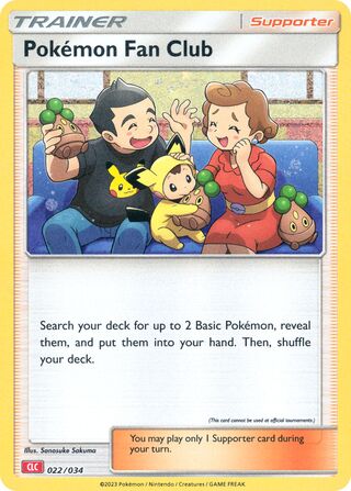 Pokémon Fan Club, Pokémon TCG Classic (Charizard) 022/034