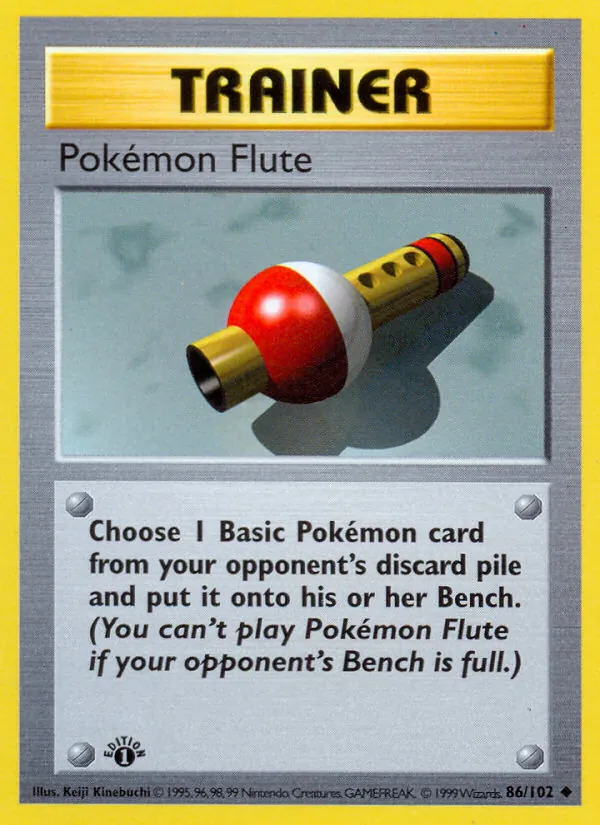 Pokémon Flute, Base 086/102