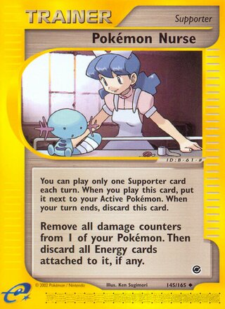 Pokémon Nurse, WC Deck 2004 (Blaziken Tech) 145/165