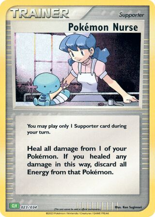 Pokémon Nurse, Pokémon TCG Classic (Venusaur) 023/034