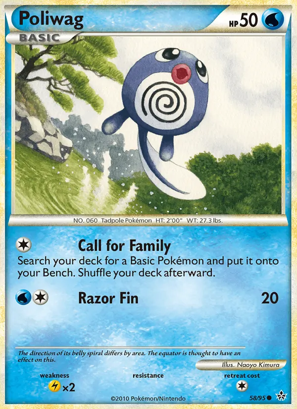 Poliwag, Unleashed 058/095