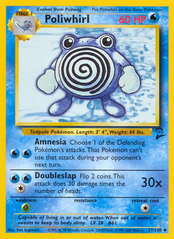 Poliwhirl, Base Set 2 057/130