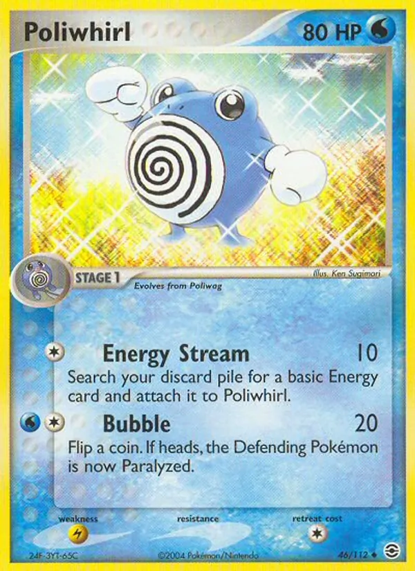 Poliwhirl, FireRed & LeafGreen 046/112
