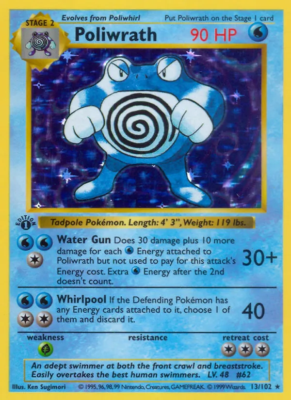 Poliwrath, Base 013/102