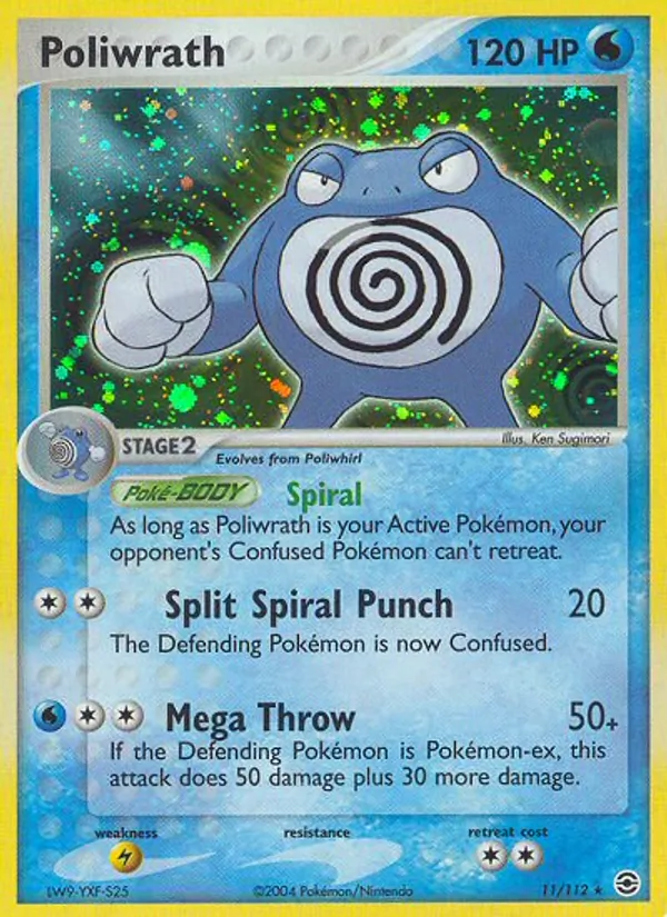 Poliwrath, FireRed & LeafGreen 011/112