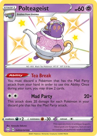Polteageist, Shining Fates SV053/SV122