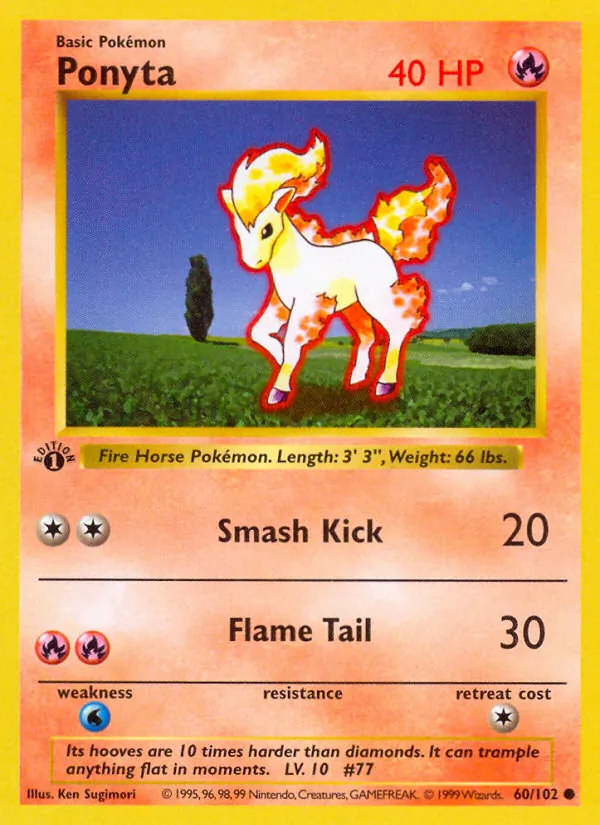Ponyta, Base 060/102