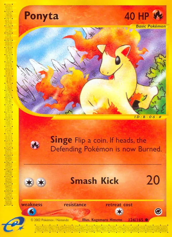 Ponyta, Expedition Base Set 126/165